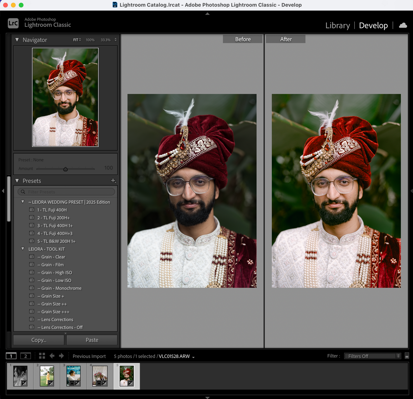 Leiora Wedding Presets | 2025 Edition