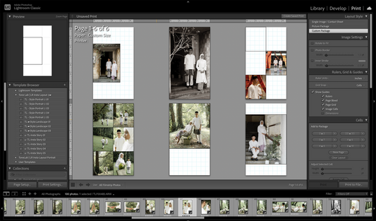 DEMO Print Module - LRc Instagram Layout Template
